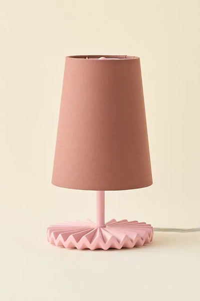 Urban Outfitters Julie Pleated Table Lamp In Mauve At  In Multi