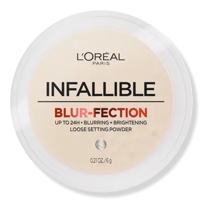 L'oreal Infallible Blur-fection Longwear Loose Setting Powder - Translucent Light In Transparent