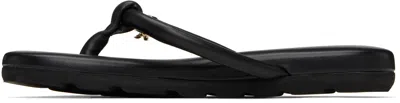 Gianvito Rossi Fiji Nappa Leather Flip-flops In Black