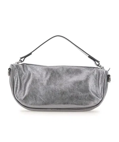 Gianni Chiarini Metallic Zip-fastening Tote Bag In Gray