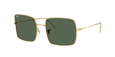 Ray Ban Square-frame Sunglasses In Gold