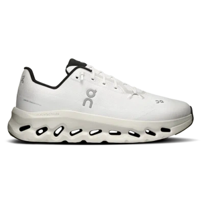 On Mens Cloudtilt Cushied-sole Mesh Low-top Trainers Pearl Ic In White