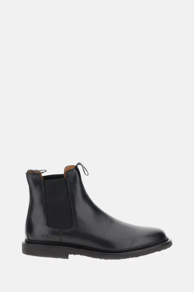 Common Projects Elastic-sided Leather Chelsea Boots In Multi