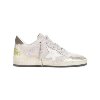Golden Goose Ballstar Suede Upper Toe Tongue Heel And Spur Leather Star Sneakers Multicolor In Multi