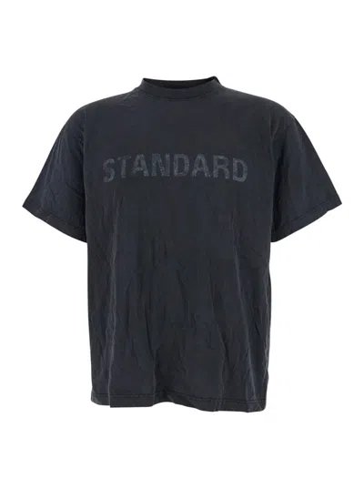 Balenciaga "standard" T-shirt By Bb In Black