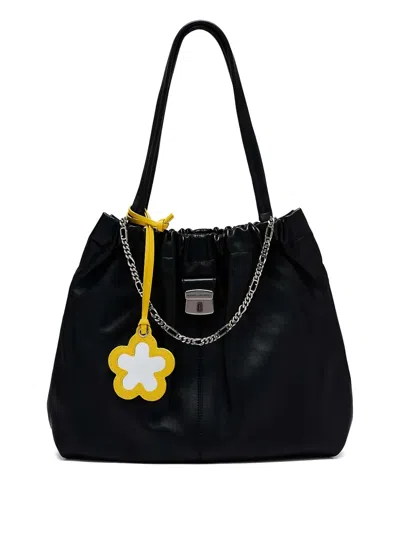 Marc Jacobs The Daisy Mirror Bag Charm In Yellow
