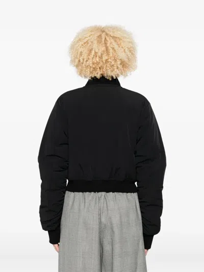 Thom Krom Long-sleeve Bomber Jacket In Black