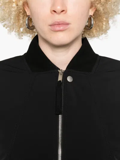Thom Krom Long-sleeve Bomber Jacket In Black