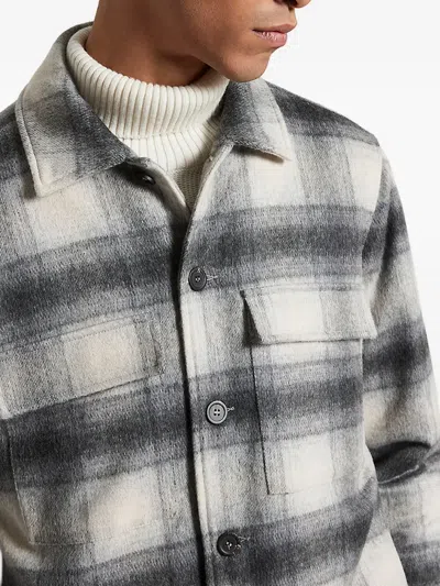 Peserico Relaxed Fit Shirt Jacket In Neutral