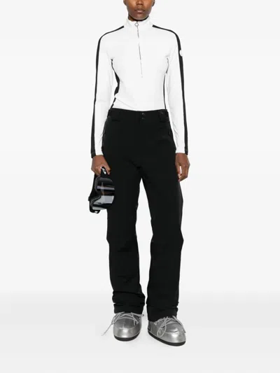 Fusalp Negam Side-stripe Zip-neck Ski Top In White