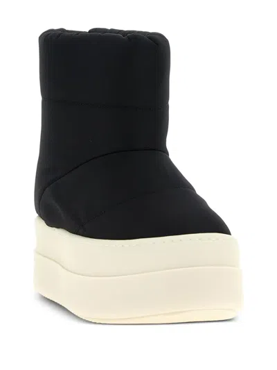 Rick Owens Drkshdw Lunar Platform Ankle Boots In Black