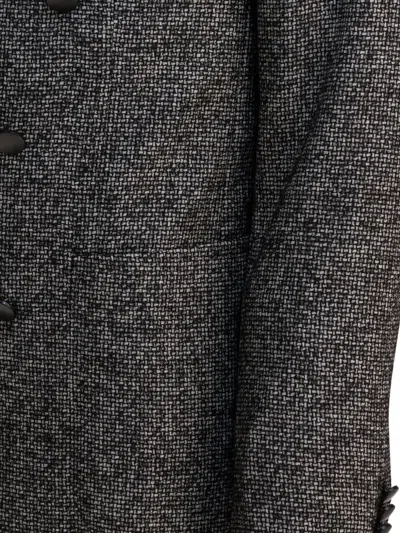 Tagliatore Double-breasted Jacket Front Pockets In Black