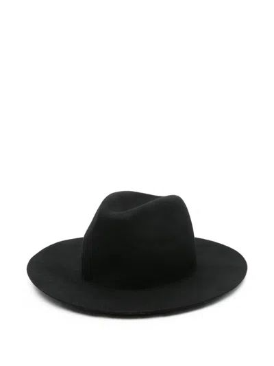 Forte Forte Wool Fedora Hat In Black