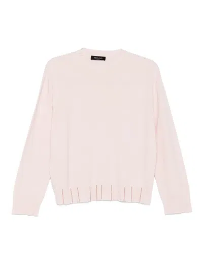 Fabiana Filippi Crew-neck Sweater In Pink