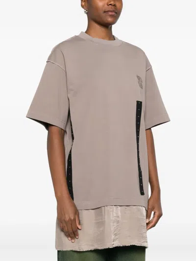 Federico Cina Dress Corset T-shirt Clothing In Gray