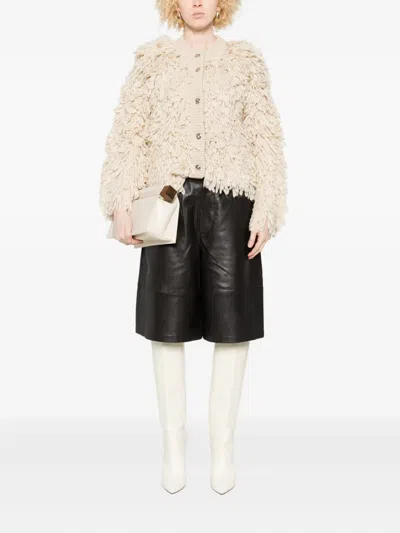 Liu •jo Liu Jo Textured Button-up Coat In Multi