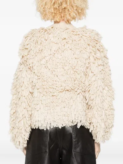 Liu •jo Liu Jo Textured Button-up Coat In Multi