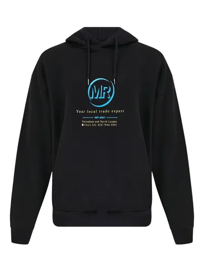 Martine Rose Logo-print Hoodie In Black