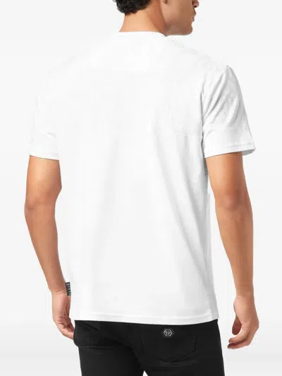 Philipp Plein Lightweight Short Sleeve Crew Neck T-shirt In White