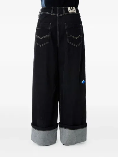 Ader Error Cuffed Jeans In Black