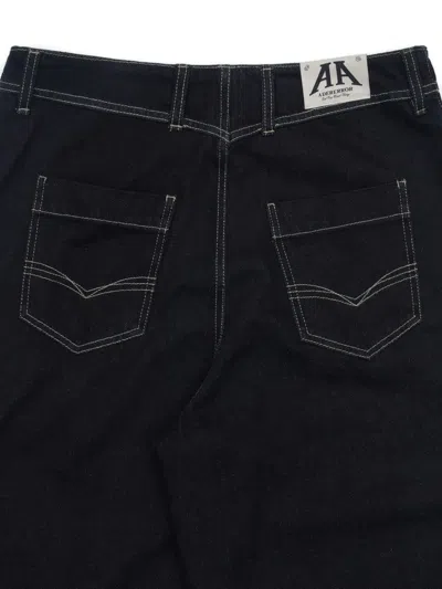 Ader Error Cuffed Jeans In Black
