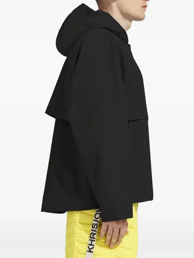 Khrisjoy Hooded Drawstring Jacket In Black