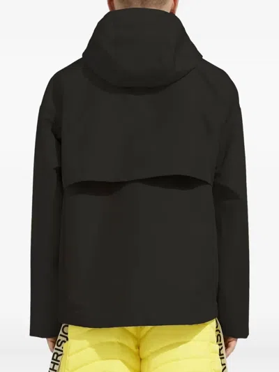 Khrisjoy Hooded Drawstring Jacket In Black