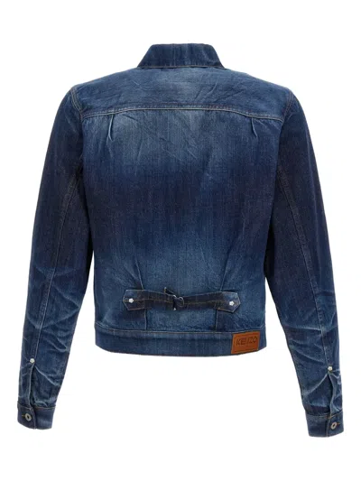 Kenzo Japanese Denim Jacket In Blue