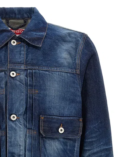 Kenzo Japanese Denim Jacket In Blue
