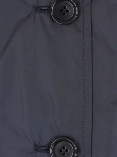 Aspesi Patch-pocket Button-up Jacket In Blue