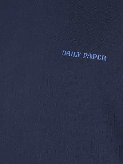 Daily Paper Felpa Candle Label Blue In Blue