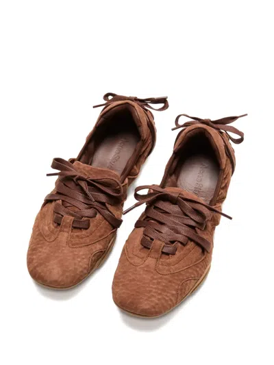 Acne Studios Lace-up Shoes In Brown