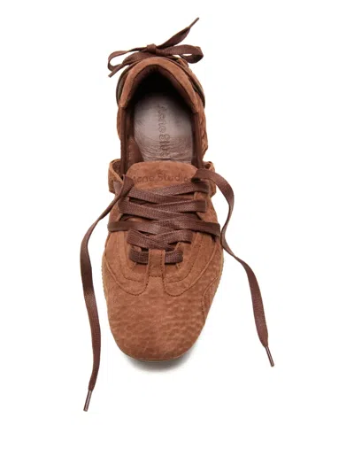 Acne Studios Lace-up Shoes In Brown