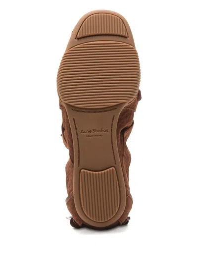 Acne Studios Lace-up Shoes In Brown