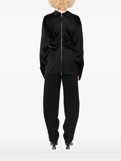 SLOUCH 正面拉链垂坠罩衫