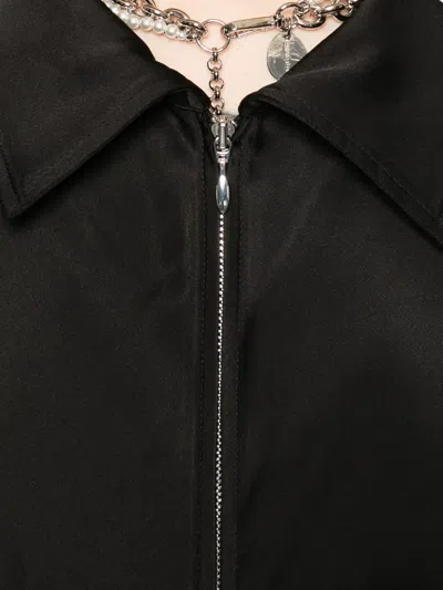 SLOUCH 正面拉链垂坠罩衫