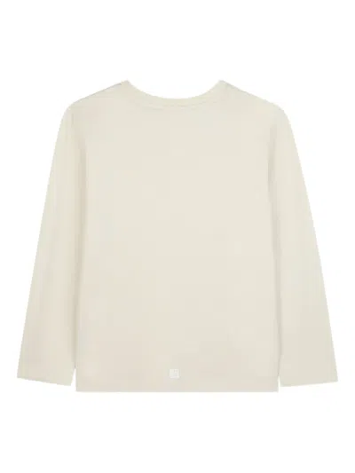 Givenchy Logo-print Sweatshirt In Neutral