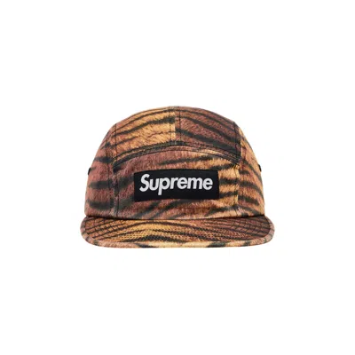 Pre-owned Supreme Washed Chino Twill Camp Cap 'tiger' | Multi-color | Men's Size Onesize