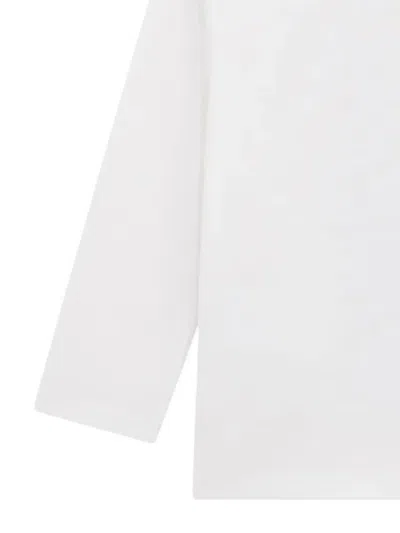 Guess Boys Long Sleeve Bear T-shirt In White