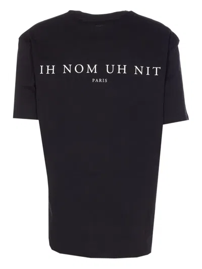 Ih Nom Uh Nit Graphic Print Crewneck Short Sleeve T-shirt In Black