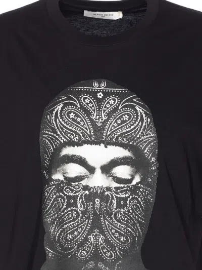 Ih Nom Uh Nit Graphic Print Crewneck Short Sleeve T-shirt In Black