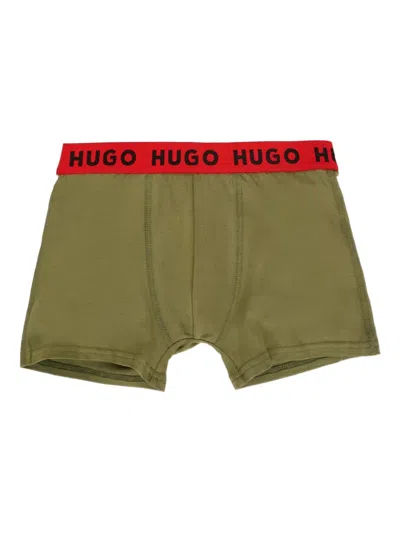 Hugo Boss Logo-waistband Boxer Set (set Of Two) In Multi