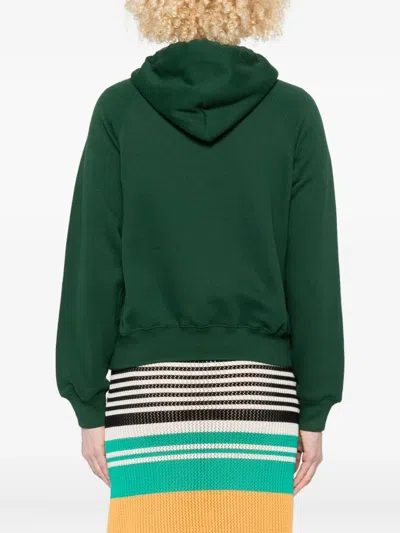 Polo Ralph Lauren Pine Green Cotton-blend Sweatshirt In Green