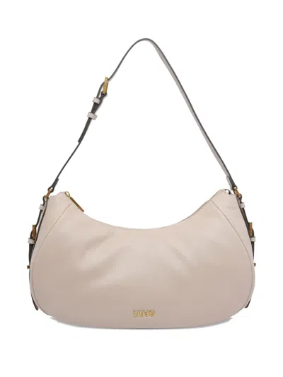 Liu •jo Medium Hobo Tote Adjustable Strap In Nude