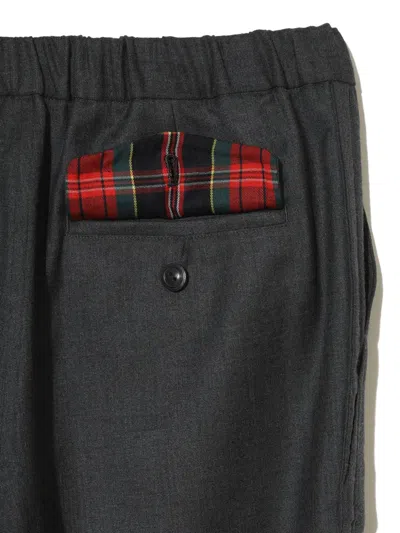 Undercover Elasticated-waist Trousers In Gray