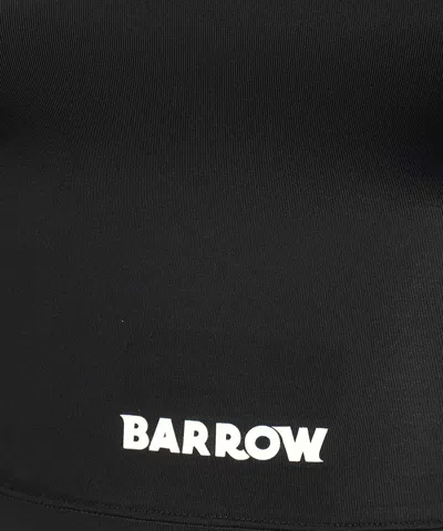 Barrow Technical Fabric Crop Top In Black