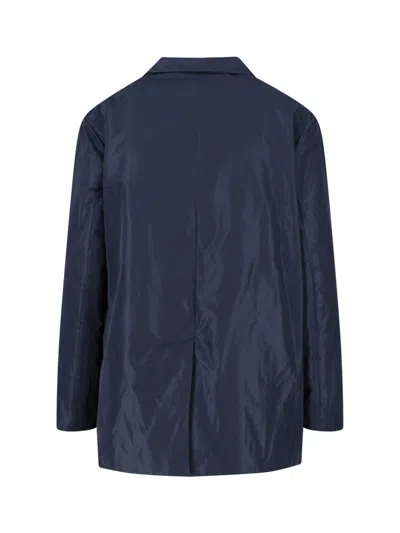 Aspesi Blazer In Denim Di Cotone - Denim In Blue