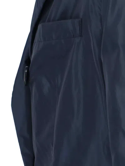 Aspesi Blazer In Denim Di Cotone - Denim In Blue