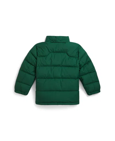 Polo Ralph Lauren Big Boys Ripstop Down Hooded Jacket In Green