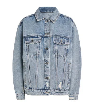 Anine Bing Rory Denim Jacket In Blue